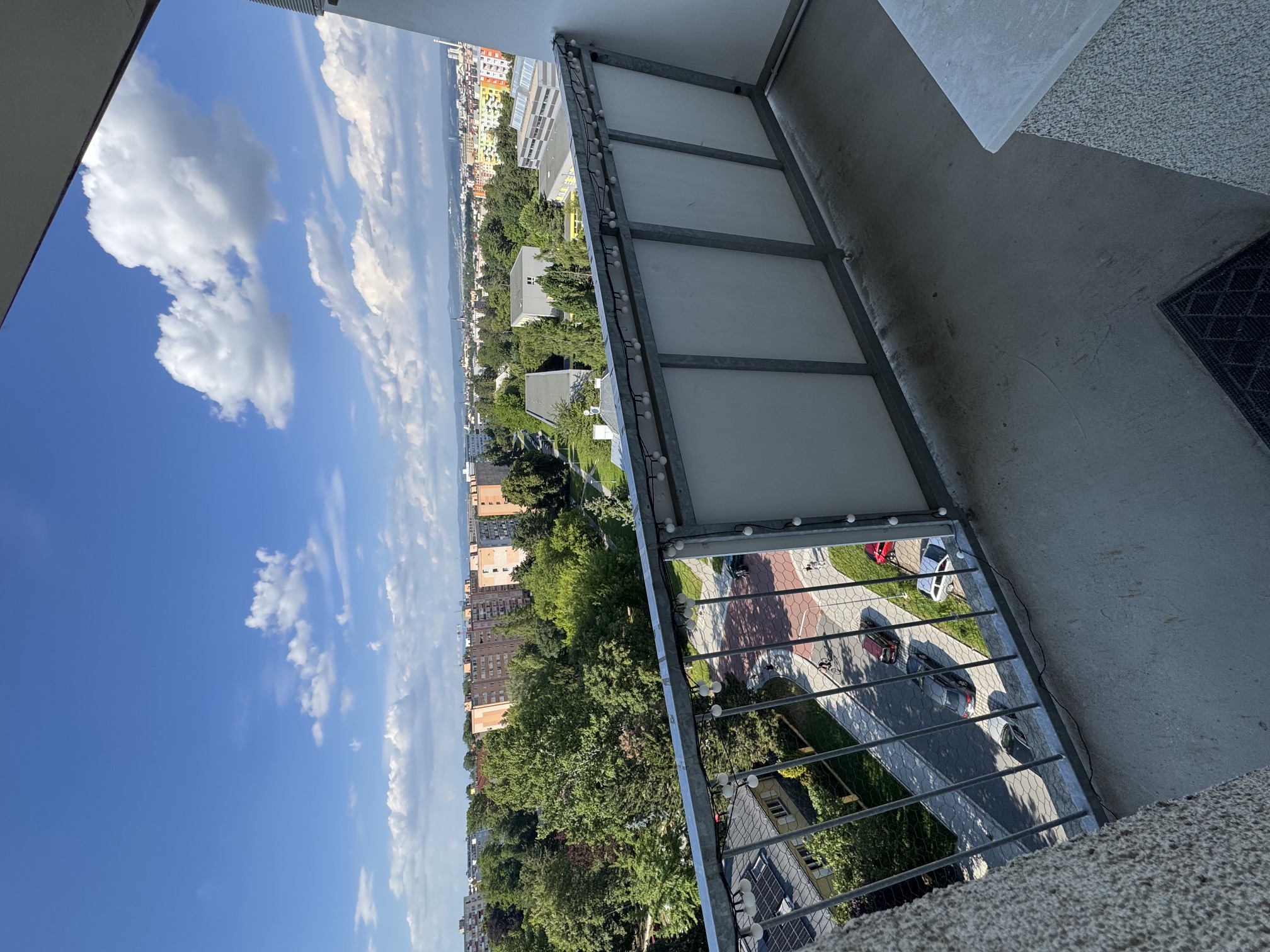 Balkon a výhled z pokoje Duo